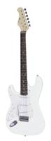 DIMAVERY ST-203 Electric Guitar LH, white - thumbnail