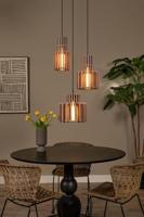 Lucide ROLLO - Hanglamp - 3xE27 - Taupe - thumbnail