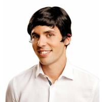 Pruik My Other Me Zwart Jaren 60 - thumbnail