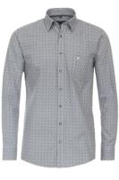 Casa Moda Comfort Fit Overhemd blauw/wit, Motief - thumbnail