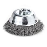 Lessmann Potborstel | schroefdraad d.100 mm draaddikte 0,35 mm | staal | 9.000 omw/min | 1 stuk - 426177 426177 - thumbnail