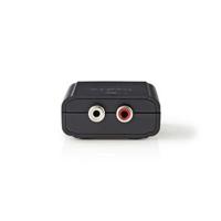 Nedis Digitale audio converter - 2-weg - S/PDIF (RCA) aansluiting/TosLink bus - 2x RCA bus - 1.80 m - ABS - antraciet - thumbnail