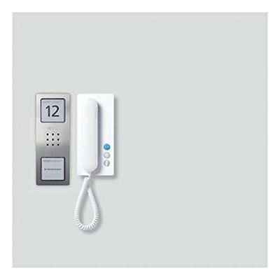 Siedle SET CA 812-1 E/W Infoveld voor Deurintercom Kabelgebonden Zilver, Wit Siedle SET CA 812-1 E/W Infoveld voor Deurintercom Kabelgebonden Zilver, Wit
