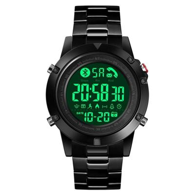 SKMEI 1500 mannen Smart Watch Fashion Leisure Bluetooth oproep bericht herinnert aan Watch mannen (zwart)