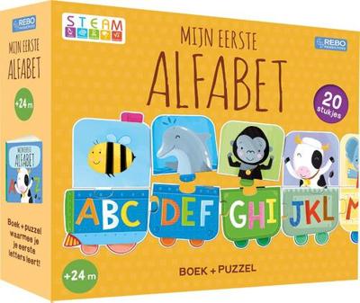 Rebo Publishers Boek en puzzel - mijn eerste alfabet