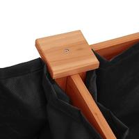 Plantenbak met voering 203x53x76 cm massief vurenhout bruin - thumbnail