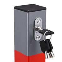 Parkeerslagboom 5x5x65 cm incl Sleutel - thumbnail