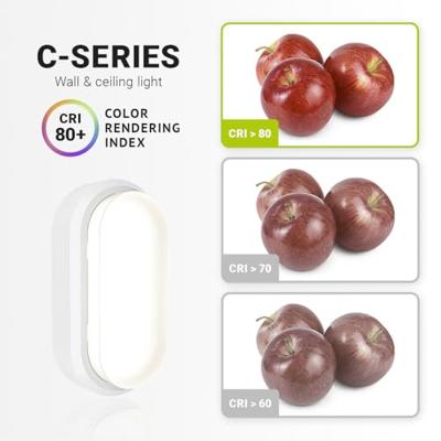 Set van 2 C-Series - LED Plafondlamp wit ovaal - Wandlamp - Scheepslamp - IP54 - 18 Watt - 1830lm - 4000K neutraal wit - voor binnen en buiten Set van 2 C-Series - LED Plafondlamp wit ovaal - Wandlamp - Scheepslamp - IP54 - 18 Watt - 1830lm - 4000K neutraal wit - voor binnen en buiten