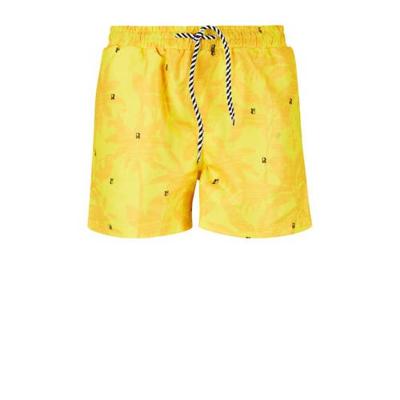 Retour Denim zwemshort Zeb met all over print geel Retour Denim zwemshort Zeb met all over print geel