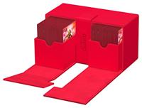 Ultimate Guard Twin Flip'n'Tray 200+ Xenoskin - Red - thumbnail
