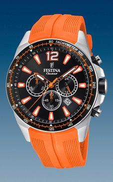 Horlogeband Festina F20376-5 Silicoon Oranje 25mm Horlogeband Festina F20376-5 Silicoon Oranje 25mm