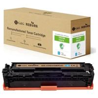 G&G Toner vervangt Canon 125A, 128A, 131X, 716C, 731C Compatibel Cyaan 1400 bladzijden Reborn remanufactured 21202 - thumbnail