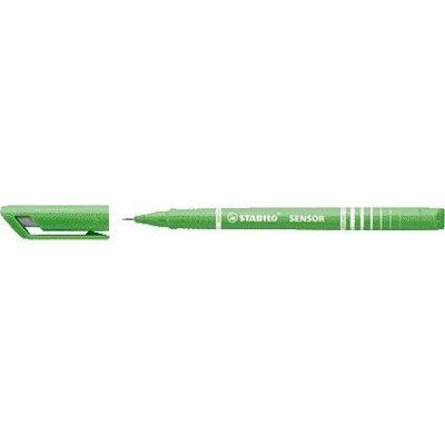 STABILO SENSOR, Fineliner, Fijn 0.3 mm, Met Meeverende Schrijfpunt, doos 10 stuks, licht groen STABILO SENSOR, Fineliner, Fijn 0.3 mm, Met Meeverende Schrijfpunt, doos 10 stuks, licht groen