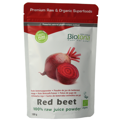 Biotona Red beet raw powder bio 150 Gram