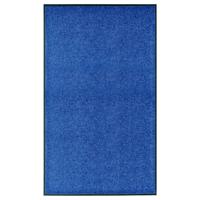 Deurmat wasbaar 90x150 cm blauw - thumbnail