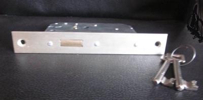 Nemef kastslot - sleutelgat 55 mm - doornmaat 50 mm - 1256/5 messing