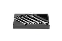 Gedore 1731157 1500 ES-400 Dubbele ringsleutelset 5-delig Sleutelbreedte (metrisch) 8 - 19 mm - thumbnail