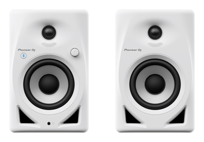 Pioneer DJ DM-40D-BT-W 4" Monitor Bluetooth Speakers - Wit - SET Pioneer DJ DM-40D-BT-W 4" Monitor Bluetooth Speakers - Wit - SET