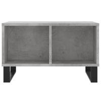 Salontafel 60x50x36,5 cm bewerkt hout betongrijs - thumbnail