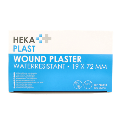 Hekaplast Pleister water resistent 19 x 72 100 Stuks Hekaplast Pleister water resistent 19 x 72 100 Stuks