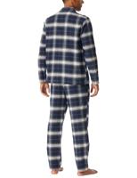 Schiesser Schiesser Heren Pyjama Long nightblue 182029 52/L - thumbnail