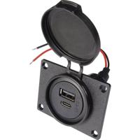 ProCar Power USB C/A Stroombelasting (max.): 3.6 A 12 V, 24 V - thumbnail