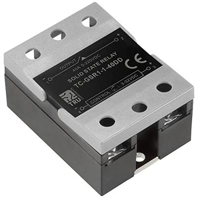 TRU COMPONENTS Halfgeleiderrelais TC-GSR-1-40DD 40 A Schakelspanning (max.): 220 V/DC DC-circuit 1 stuk(s) TRU COMPONENTS Halfgeleiderrelais TC-GSR-1-40DD 40 A Schakelspanning (max.): 220 V/DC DC-circuit 1 stuk(s)