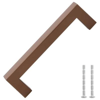 Handvatten 10 st 128 mm roestvrij staal bronskleurig Handvatten 10 st 128 mm roestvrij staal bronskleurig