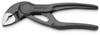Knipex Cobra® XS Pijp- en Waterpomptang | 100 mm Lengte | Ruwe Oppervlakken | Reliëf | Grijs Geatramenteerd - 87 00 100 BK - thumbnail