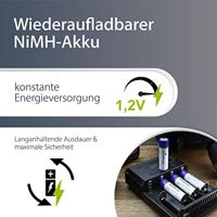 MediaRange ACCU Micro Batterijen (4) 1, 2V MRBAT120 HR03 Oplaadbaar AAA - thumbnail