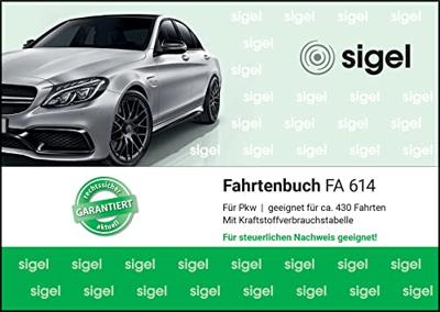Sigel T1179 DIN A6 liggend Ritregistratieboek Aantal paginas: 40 3 stuk(s) Sigel T1179 DIN A6 liggend Ritregistratieboek Aantal paginas: 40 3 stuk(s)
