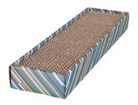 TRIXIE KRABKARTON SCRATCHY CATNIP BLAUW 48X13X5 CM 2 ST - thumbnail