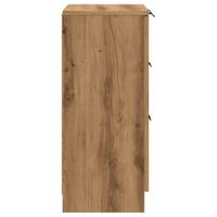 Dressoir 60x30x70 cm bewerkt hout artisan eikenkleurig - thumbnail