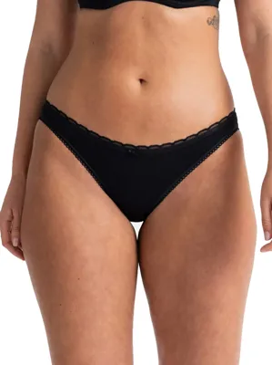 3-pack dames onderbroeken katoen - Basic Naomi slips - Zwart - XS | Dames slip - Onderbroek - Ondergoed