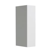 Masterlight Wandlamp Metallico H 22 cm B 10 cm wit - thumbnail