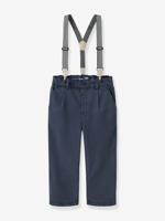 Jongensbroek TENCEL met bretels NAME IT donkerblauw - thumbnail