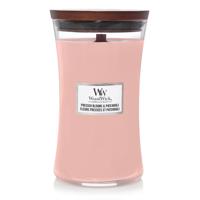 WoodWick pressed blooms & patchouli large candle - thumbnail