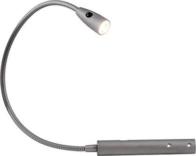 Heitronic Berta 27745 LED-bedlamp LED LED vast ingebouwd 1.5 W Warmwit Zilver