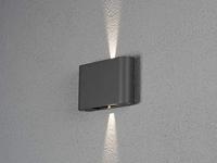Konstsmide Chieri 7854-370 LED-buitenlamp (wand) Energielabel: G (A - G) 12 W Antraciet - thumbnail