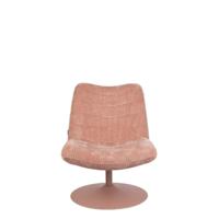 Zuiver Draaibare Fauteuil 'Bubba' kleur Roze - thumbnail