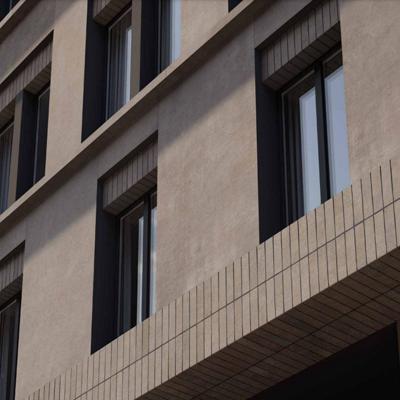 Vloer- en Wandtegel Kronos Terra Crea Limo Spakko 10x60 cm Taupe Kronos