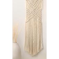 Macraméset, 10 stuks BOHO FOLIA beige - thumbnail