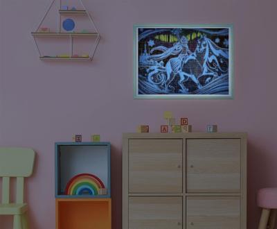 Clementoni legpuzzel super color glowing lights - frozen ii, 104st.