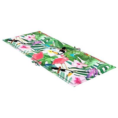 VidaXL Stoelkussens 6 st hoge rug stof meerkleurig