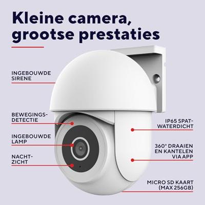 Trust IPCAM-3900 Outdoor PTZ Wi-Fi Camera IP-camera Wit - thumbnail