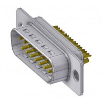 Deltron Connectors DTS15PZ/2 D-sub stekker 180 ° Aantal polen: 15 Soldeerkelk 1 stuk(s)