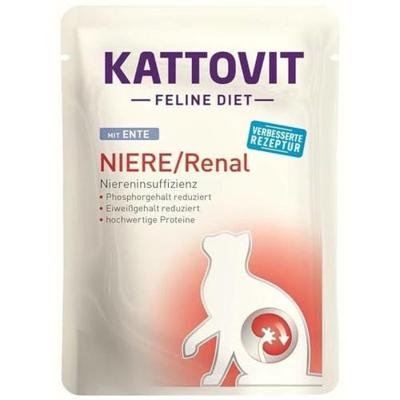 KATTOVIT Feline Diet Niere/Renal Duck - nat kattenvoer - 85g