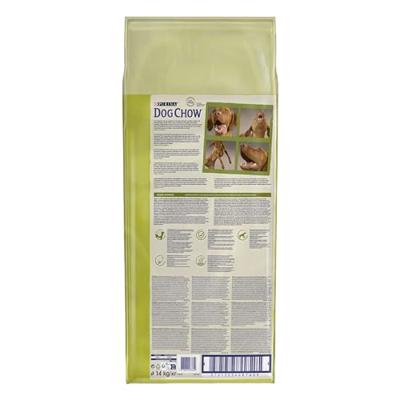 PURINA DOG CHOW | Volwassen | Droogvoer voor middelgrote honden | Kip | 1 stuk | 14 kg | tas