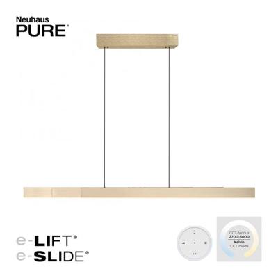 Neuhaus PURE Hanglamp e-Lift + e-Slide L 120-200 cm mat goud Neuhaus PURE Hanglamp e-Lift + e-Slide L 120-200 cm mat goud