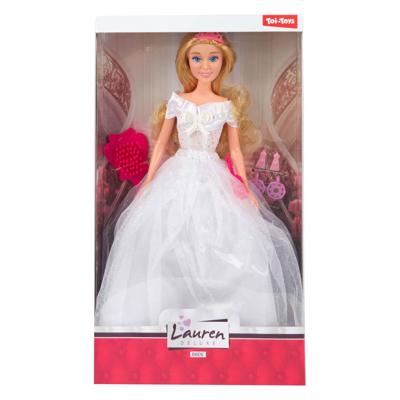 Lauren Tienerpop Bruid met accessoires